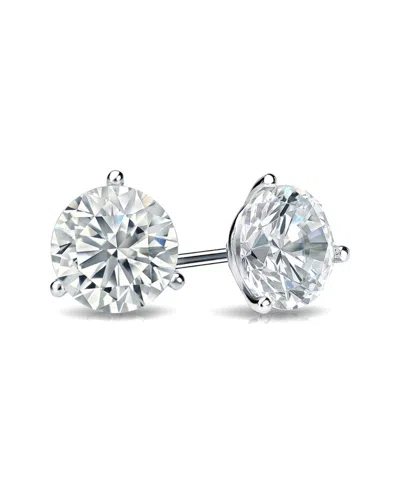 Diana M Lab Grown Diamonds Diana M. Fine Jewelry 14k 4.00 Ct. Tw. Lab Grown Diamond Studs In Gold