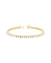 Diana M Lab Grown Diamonds Diana M. Fine Jewelry 14k 4.00 Ct. Tw. Lab Grown Diamond Tennis Bracelet