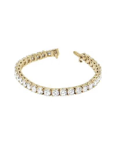 Diana M Lab Grown Diamonds Diana M. Fine Jewelry 14k 6.00 Ct. Tw. Lab Grown Diamond Tennis Bracelet In Gold