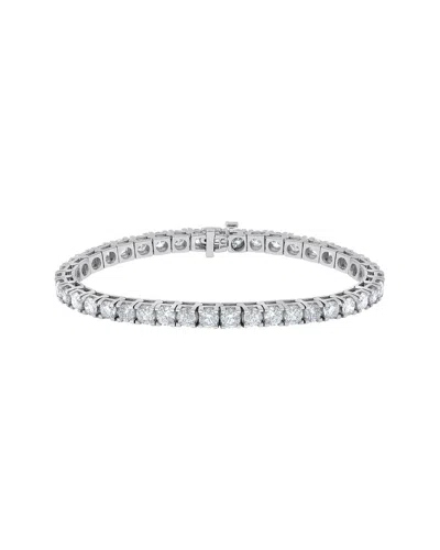 Diana M Lab Grown Diamonds Diana M. Fine Jewelry 14k 6.00 Ct. Tw. Lab Grown Diamond Tennis Bracelet In Metallic