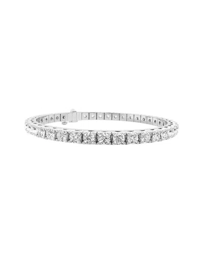 Diana M Lab Grown Diamonds Diana M. Fine Jewelry 14k 7.00 Ct. Tw. Lab Grown Diamond Tennis Bracelet In Metallic
