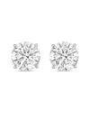 Diana M Lab Grown Diamonds Diana M. Fine Jewelry 14k 8.00 Ct. Tw. Lab-grown Diamond Studs In Metallic