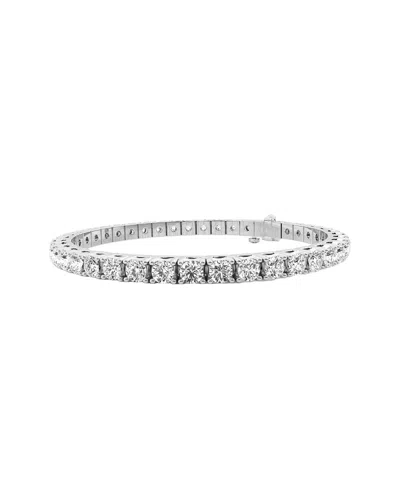 Diana M Lab Grown Diamonds Diana M. Fine Jewelry 14k 8.00 Ct. Tw. Lab Grown Diamond Tennis Bracelet In Metallic