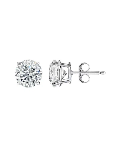 Diana M Lab Grown Diamonds Diana M. Fine Jewelry 14k 9.00 Ct. Tw. Lab-grown Diamond Studs In Brown