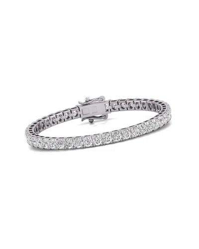 Diana M Lab Grown Diamonds Diana M. Fine Jewelry 14k 9.00 Ct. Tw. Lab Grown Diamond Tennis Bracelet In Metallic