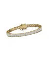 Diana M Lab Grown Diamonds Diana M. Fine Jewelry 14k 9.00 Ct. Tw. Lab Grown Diamond Tennis Bracelet