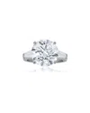 Diana M Lab Grown Diamonds Diana M. Fine Jewelry 18k 10.50 Ct. Tw. Lab-grown Diamond Ring