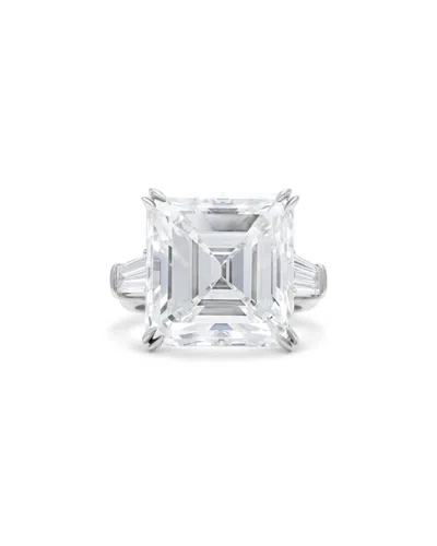 Diana M Lab Grown Diamonds Diana M. Fine Jewelry 18k 10.50 Ct. Tw. Lab-grown Diamond Ring In Brown