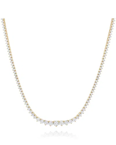 Diana M Lab Grown Diamonds Dnklggr10yg In Gold