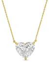 Diana M Lab Grown Diamonds 14k 10.00 Ct. Tw. Pendant Necklace In Brown
