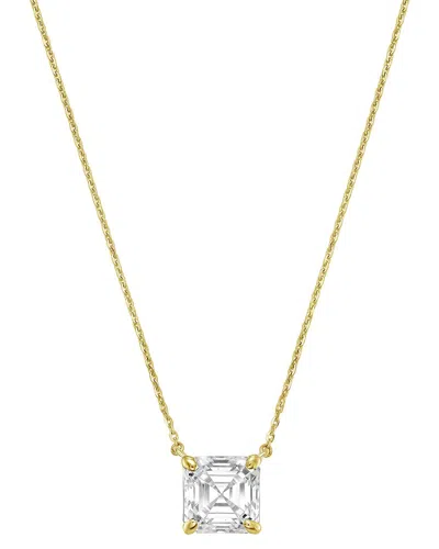 Diana M Lab Grown Diamonds Diana M. 14k 3.00 Ct. Tw. Lab-grown Diamond Pendant Necklace In Gold