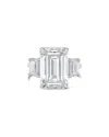 Diana M Lab Grown Diamonds 14k 3.50 Ct. Tw. Three-stone Ring In Gray