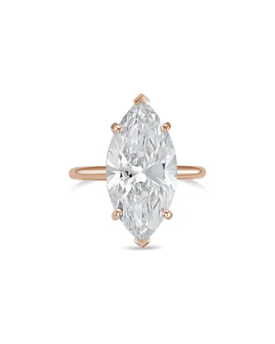 DIANA M LAB GROWN DIAMONDS DIANA M. 14K ROSE GOLD 3.00 CT. TW. LAB-GROWN DIAMOND SOLITAIRE RING