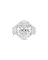 Diana M Lab Grown Diamonds Diana M. 14k 5.60 Ct. Tw. Lab-grown Diamond Three-stone Ring In Metallic