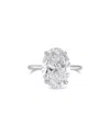 Diana M Lab Grown Diamonds Lgovsol1-wg In Metallic
