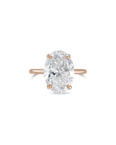 DIANA M LAB GROWN DIAMONDS DIANA M. 18K ROSE GOLD 15.00 CT. TW. LAB-GROWN DIAMOND SOLITAIRE RING