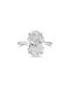 Diana M Lab Grown Diamonds Lgovsol3-wg In Metallic