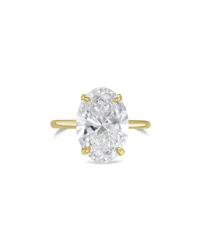 DIANA M LAB GROWN DIAMONDS DIANA M. 14K 4.00 CT. TW. LAB-GROWN DIAMOND SOLITAIRE RING