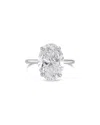 Diana M Lab Grown Diamonds Lgovsol10-plat In Silver