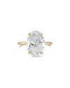 Diana M Lab Grown Diamonds 14k 5.00 Ct. Tw. Solitaire Ring In Gold