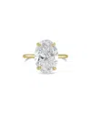 Diana M Lab Grown Diamonds 14k 5.00 Ct. Tw. Solitaire Ring In Gold