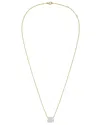 Diana M Lab Grown Diamonds Diana M. 14k 4.00 Ct. Tw. Lab-grown Diamond Pendant Necklace In Gold