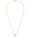 Diana M Lab Grown Diamonds Diana M. 14k 12.00 Ct. Tw. Lab-grown Diamond Pendant Necklace In Gold