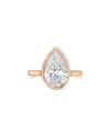 Diana M Lab Grown Diamonds Lgpsbz15-rg In Gold