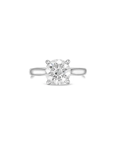 Diana M Lab Grown Diamonds Platinum 8.00 Ct. Tw. Solitaire Ring In Metallic