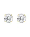 Diana M Lab Grown Diamonds Tf Dnu Diana M. Fine Jewelry 14k 3.00 Ct. Tw. Lab Grown Diamond Studs In Metallic