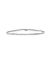 Diana M Lab Grown Diamonds Tf Dnu Diana M. 14k 3.00 Ct. Tw. Lab-grown Diamond Tennis Bracelet In Gray