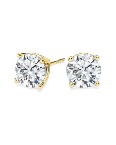 Diana M Lab Grown Diamonds Tf Dnu Diana M. Fine Jewelry 14k 3.00 Ct. Tw. Lab Grown Diamond Studs In Gold