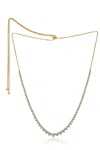 Diana M. Necklaces 14k Yg With 3.50cts Of Diamonds Bolo Deasigh In Gold