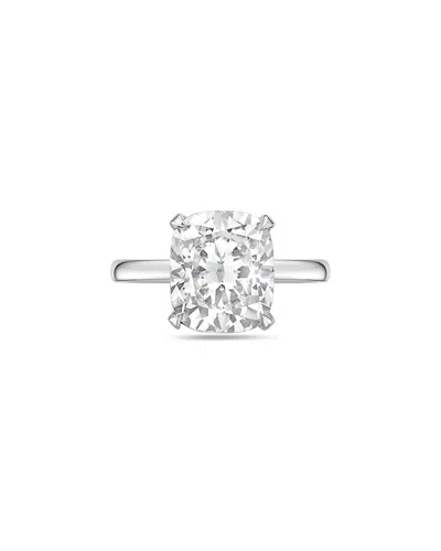 Diana M. Platinum 12.00 Ct. Tw. Lab-grown Diamond Ring In Metallic