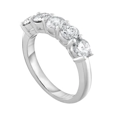 Diana M. Fine Jewelry Platinum 1.00 Ct. Tw. Diamond Ring In White