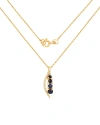 Diana M. Fine Jewelry 14k 0.40 Ct. Tw. Diamond & Sapphire Pendant
