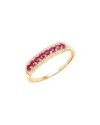 DIANA M. DIANA M. FINE JEWELRY 14K 0.47 CT. TW. DIAMOND & RUBY RING