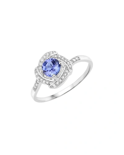 Diana M. Fine Jewelry 14k 0.55 Ct. Tw. Diamond & Tanzanite Ring