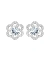 DIANA M. DIANA M. FINE JEWELRY 14K 0.60 CT. TW. DIAMOND & AQUAMARINE STUDS