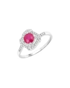 DIANA M. DIANA M. FINE JEWELRY 14K 0.63 CT. TW. DIAMOND & RUBY RING