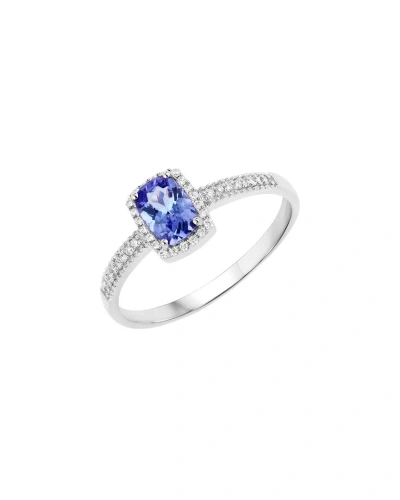 Diana M. Fine Jewelry 14k 0.63 Ct. Tw. Diamond & Tanzanite Ring