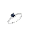 Diana M. Fine Jewelry 14k 0.67 Ct. Tw. Diamond & Sapphire Ring