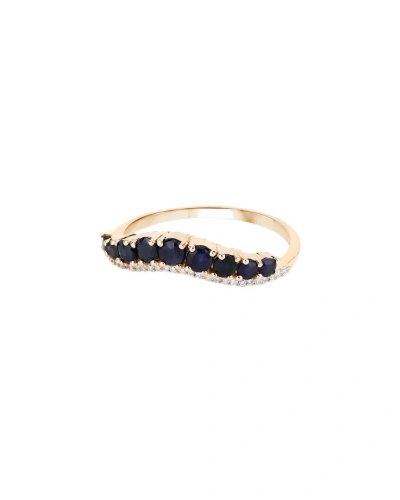 Diana M. Fine Jewelry 14k 0.71 Ct. Tw. Sapphire Ring