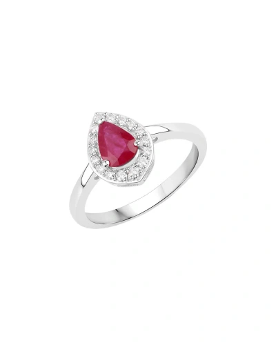 Diana M. Fine Jewelry 14k 0.92 Ct. Tw. Diamond & Ruby Ring