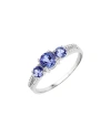 DIANA M. DIANA M. FINE JEWELRY 14K 0.92 CT. TW. DIAMOND & TANZANITE RING