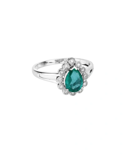Diana M. Fine Jewelry 14k 1.22 Ct. Tw. Diamond & Emerald Ring