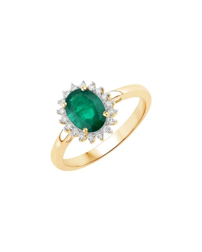 Diana M. Fine Jewelry 14k 1.37 Ct. Tw. Diamond & Emerald Ring