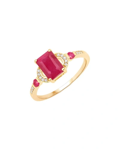 Diana M. Fine Jewelry 14k 1.39 Ct. Tw. Diamond & Ruby Ring