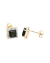 DIANA M. DIANA M. FINE JEWELRY 14K 1.55 CT. TW. DIAMOND & GREEN TOURMALINE STUDS