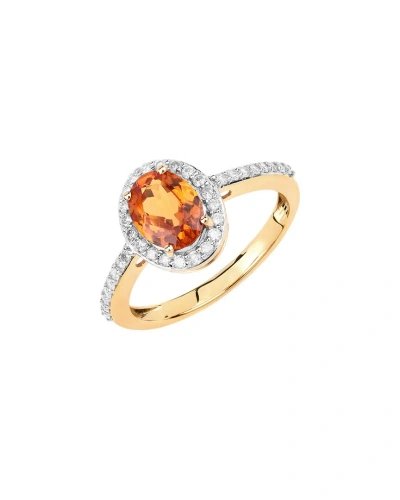 Diana M. Fine Jewelry 14k 1.66 Ct. Tw. Diamond & Garnet Ring